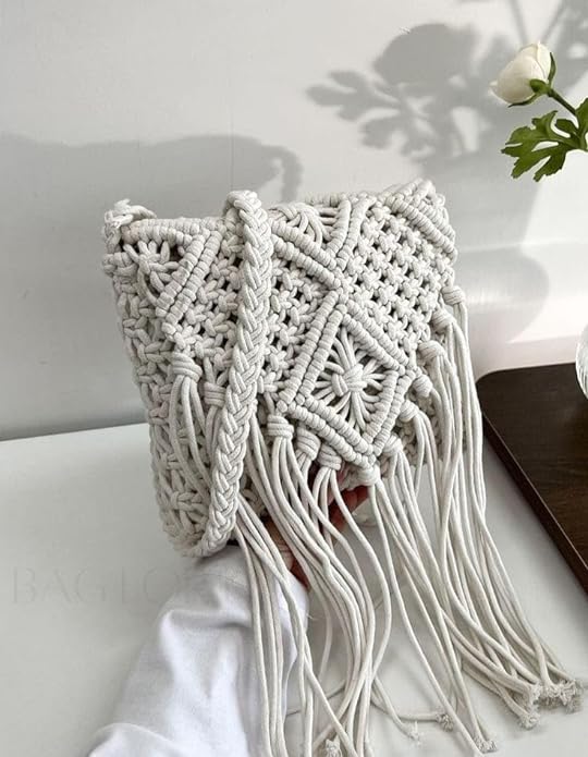 Handwoven Macrame Sling Bag For Women - Leechoo